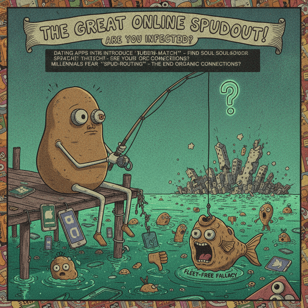 potato man fishes for discourse on made-up dating scourge