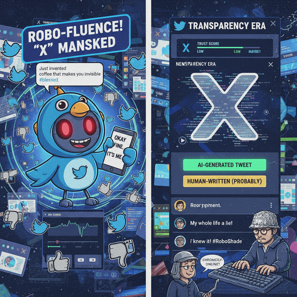 X finally admits when robots write your tweets (transparency era)