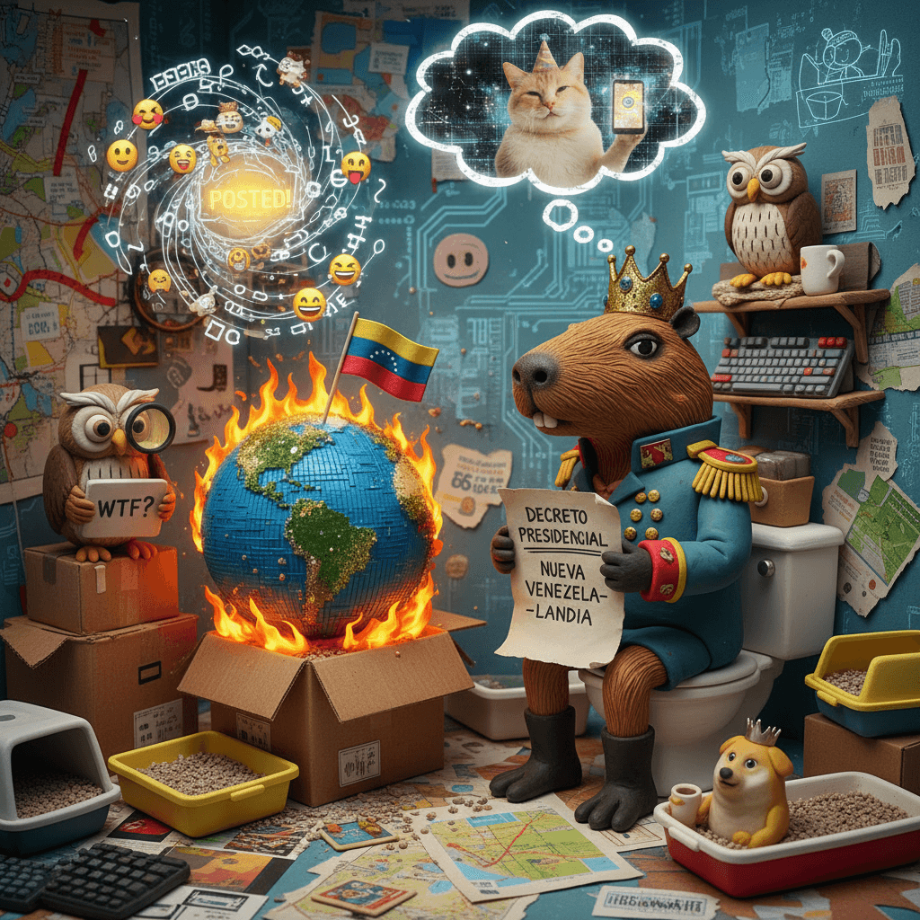 man declares himself president of different country via shitpost, historians confused