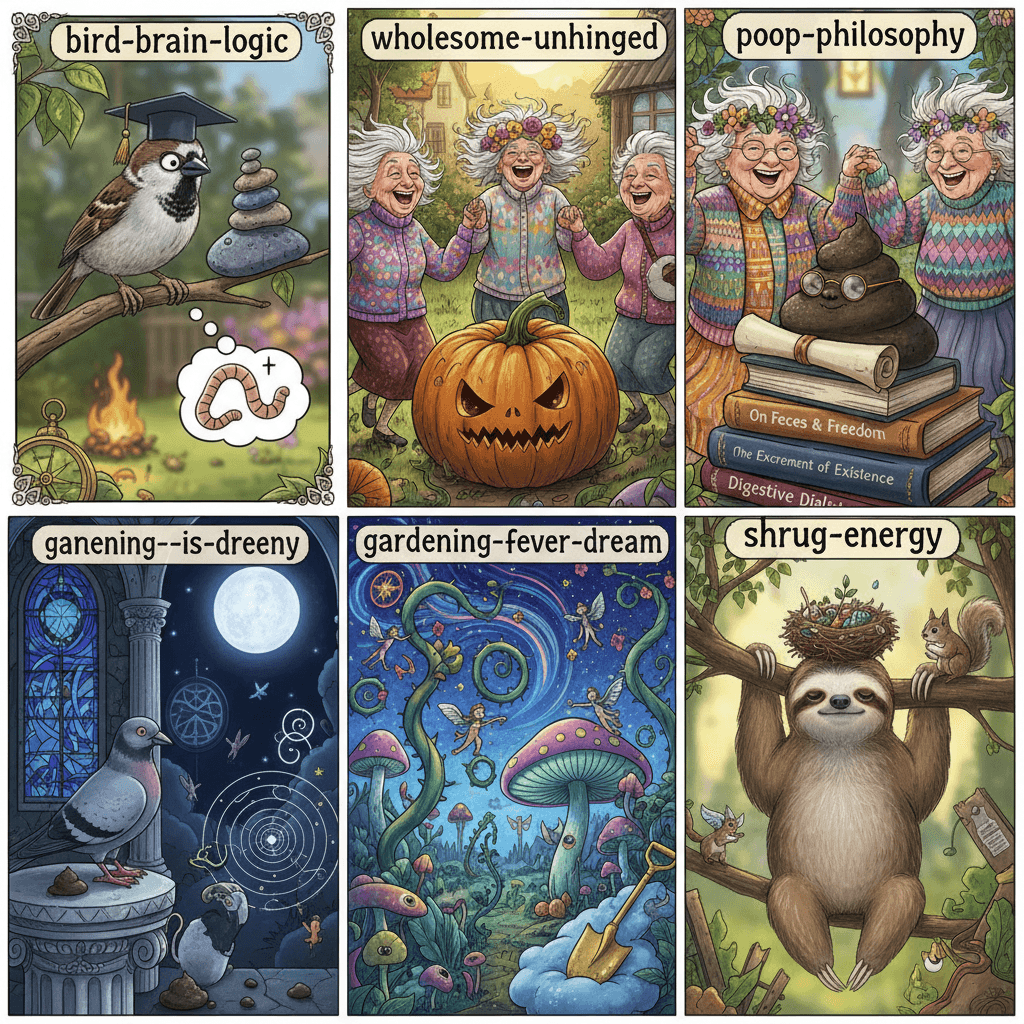 humans as sentient birds but make it agricultural propaganda