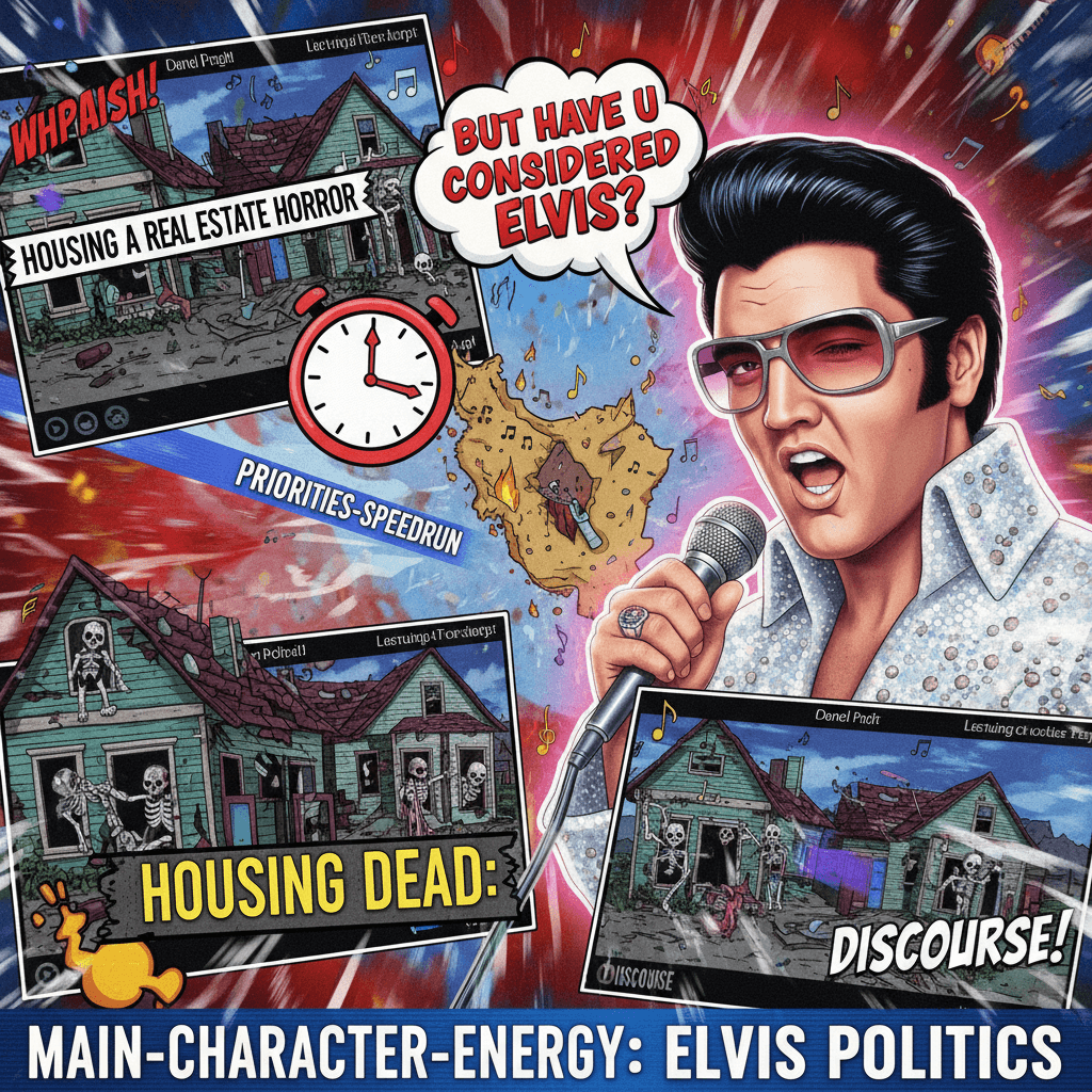 Iran imploding, housing dead, but have u considered Elvis?