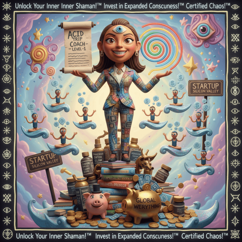 get certified to coach people's acid trips, capitalism wins again