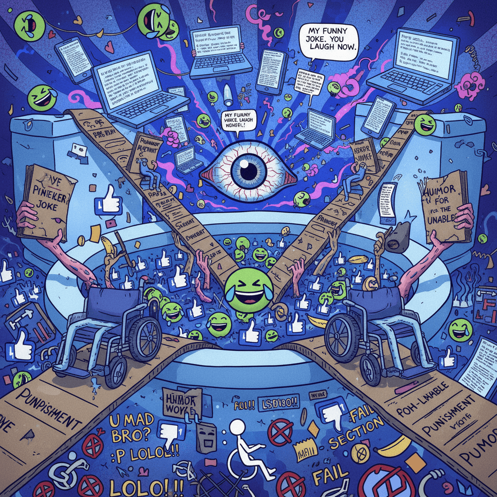 Facebook comments: where accessibility goes to die and bad jokes thrive