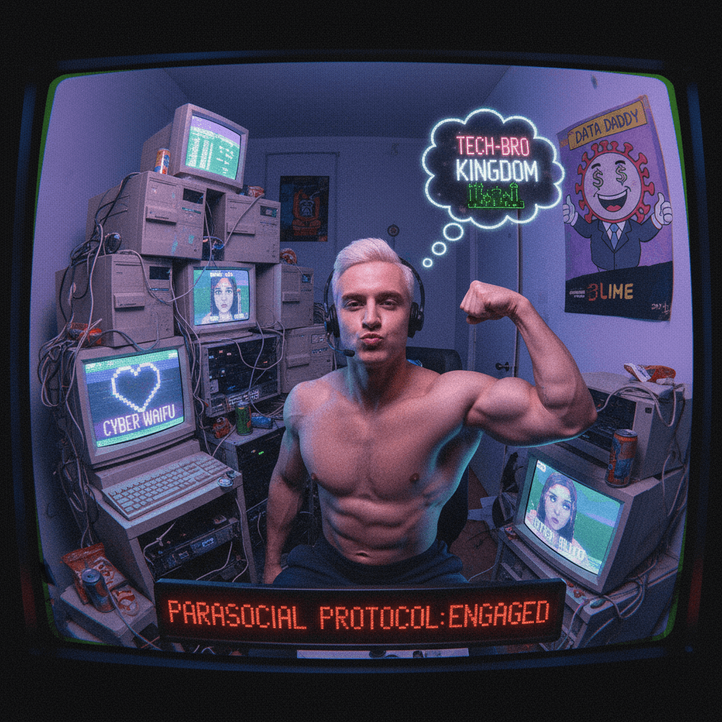 Cybersecurity influencer thirst trap hits different on a CRT