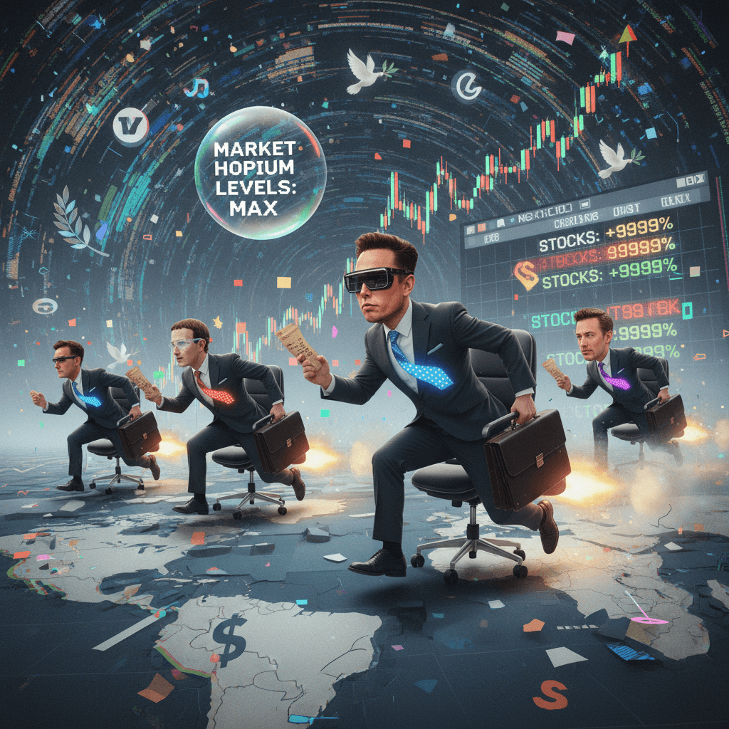 Silicon Valley CEOs speedrun diplomatic mission, stocks go brr