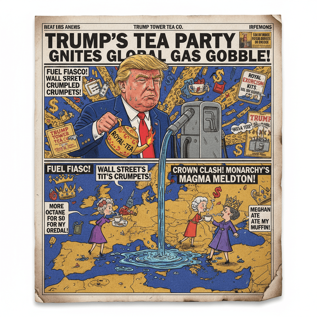 Peak tabloid energy: Trump, fuel crisis & royal tea served hot