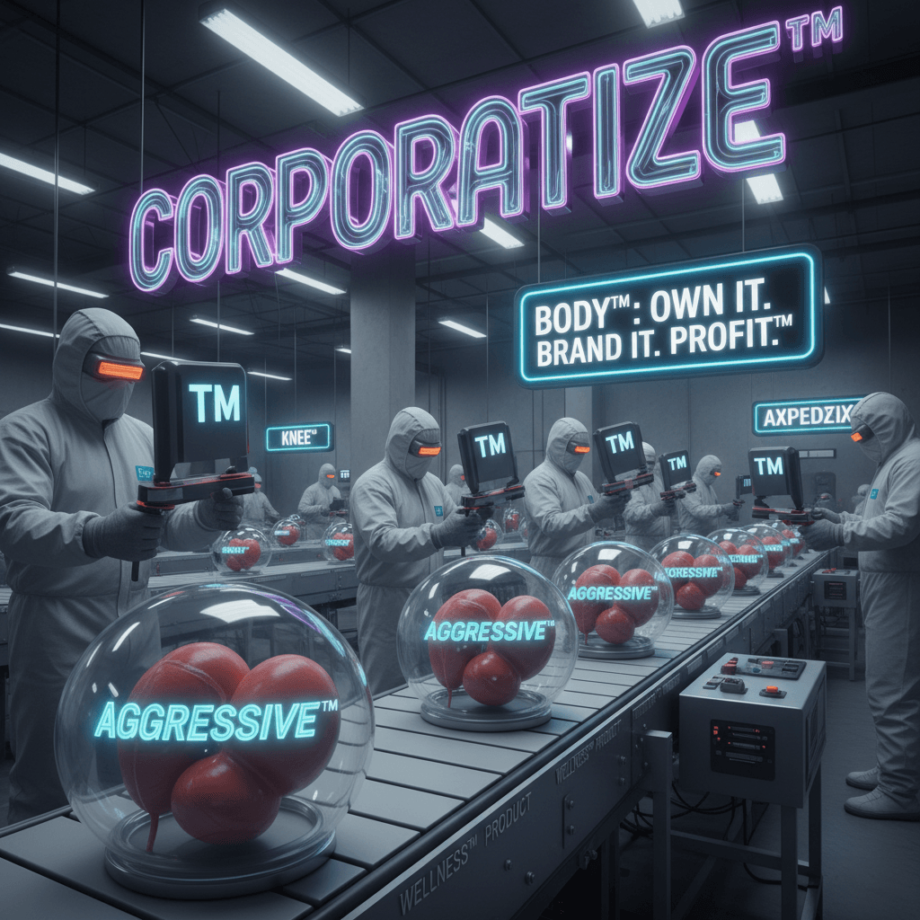 corporatizing sphincters with aggressive™ trademark™ energy™