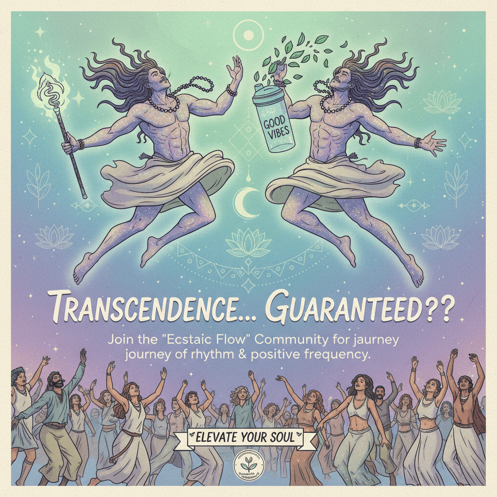 Ecstatic dance bros promise transcendence, deliver vibes 🌿