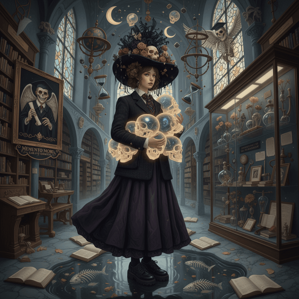 Death girlie era: academic edition ft. surrealist aesthetics