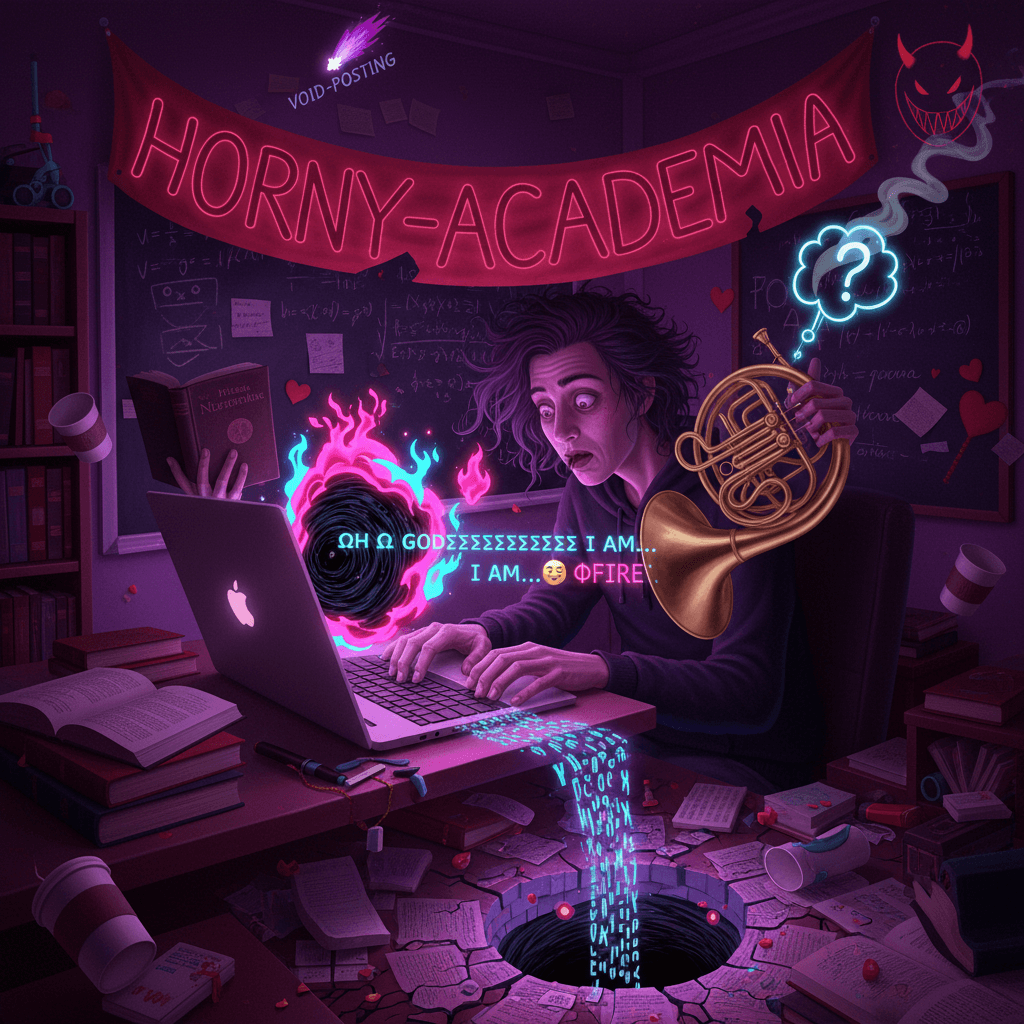 philosophy student discovers horniness, immediately posts about it