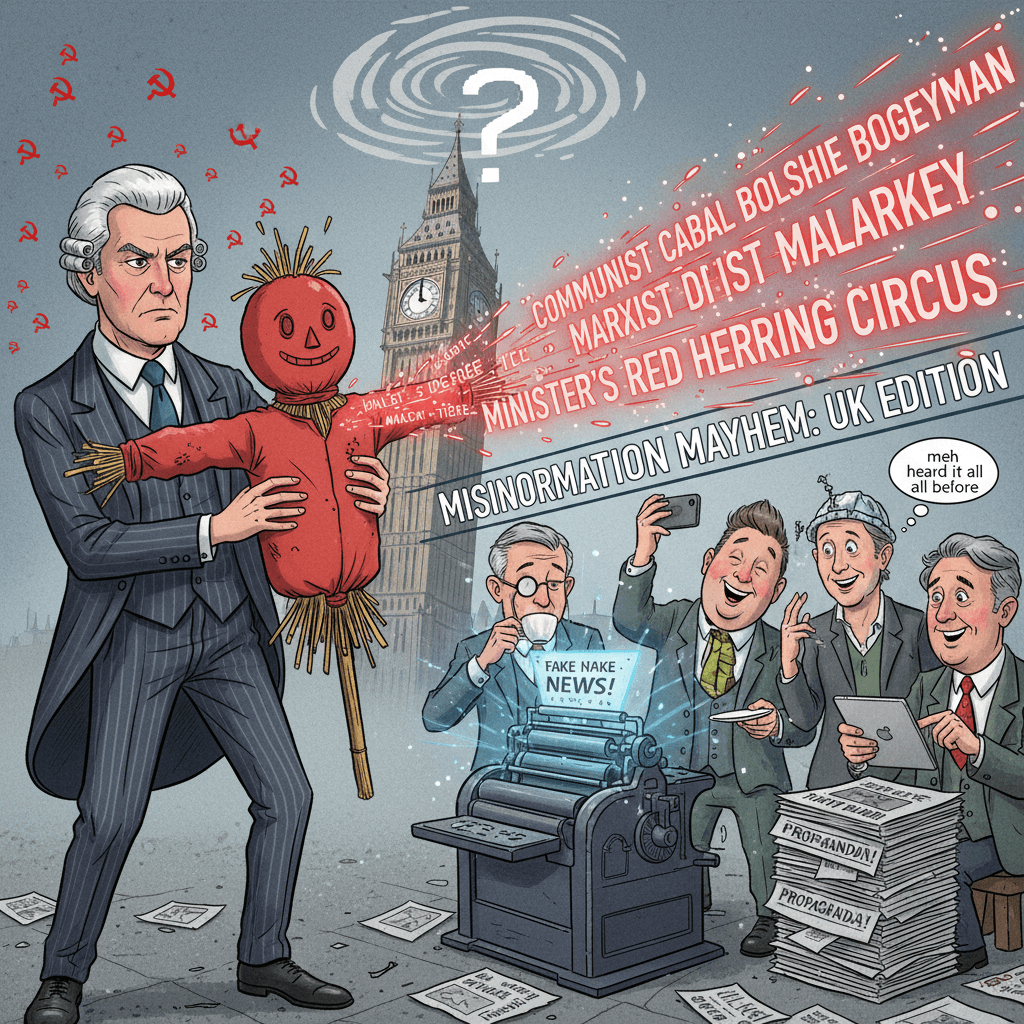 Minister weaponizes red-scare accusations, journalists stay unbothered