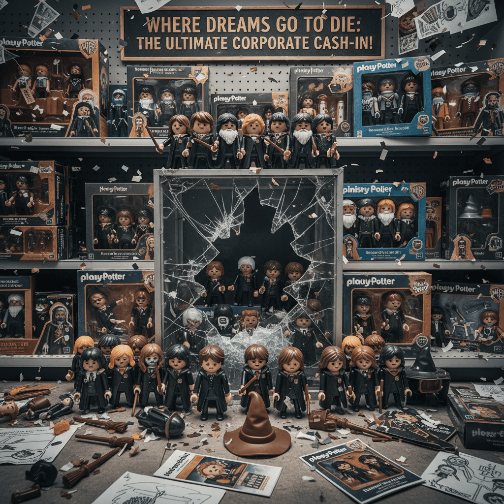 Harry Potter meets Playmobil in the saddest crossover nobody asked for