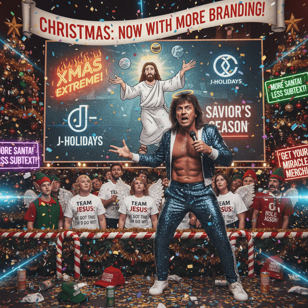 Insisting Christ needs help with his own holiday's branding