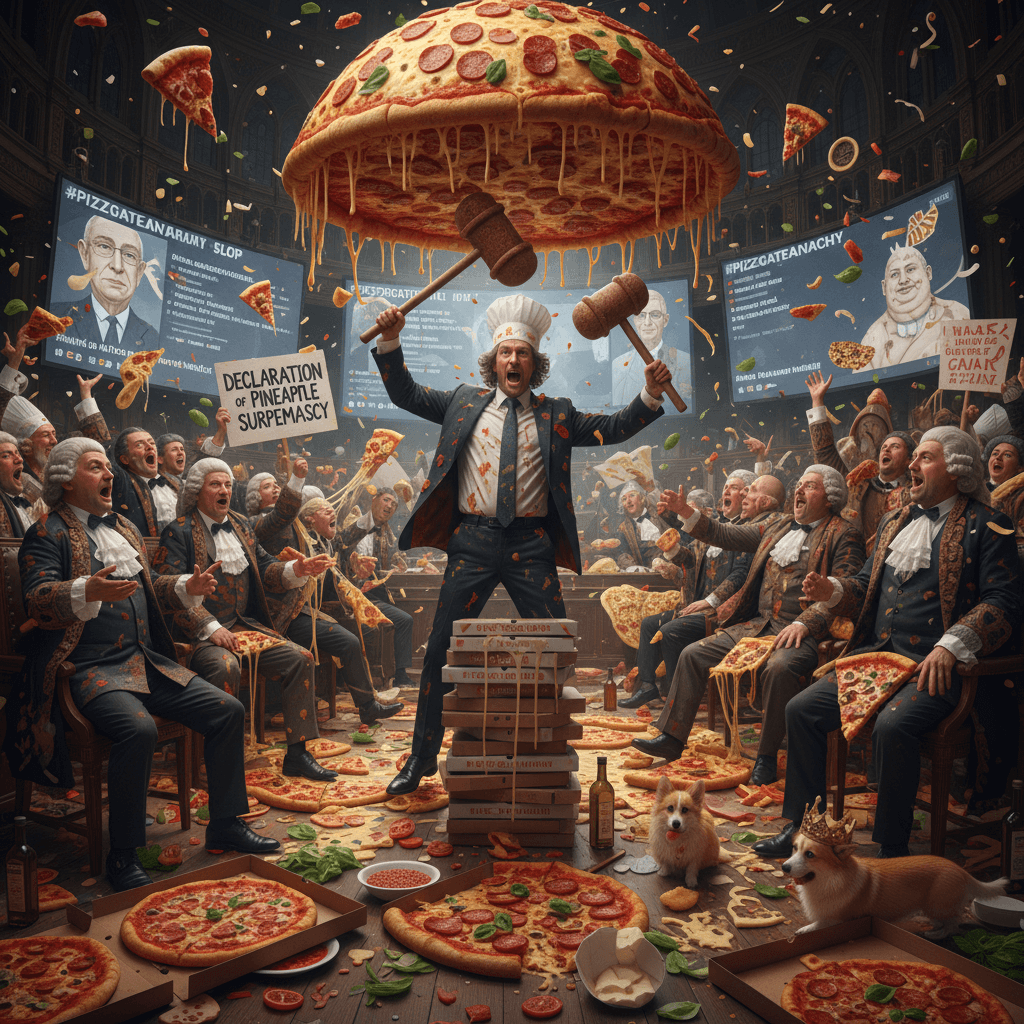 PM's last stand: now with unnecessary pizza ingredient specificity