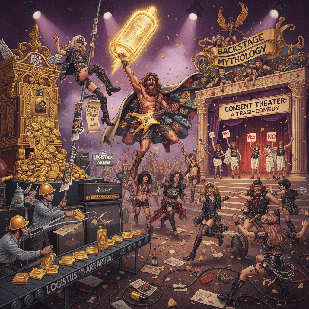 Golden condom lottery: where band groupie culture met logistics