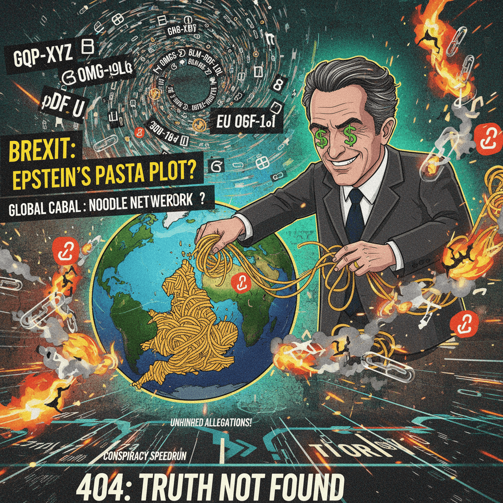 Epstein funded Brexit via spaghetti code, probably