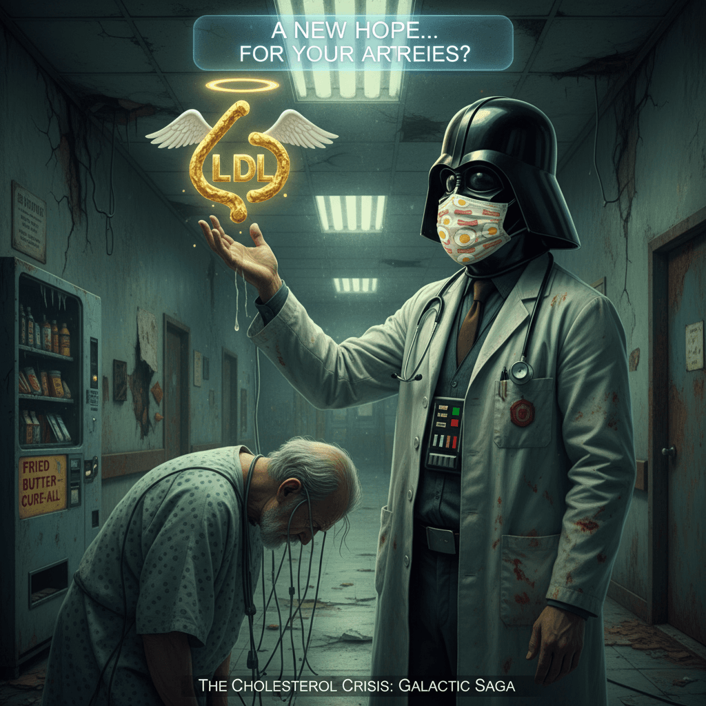 cholesterol is literally our only hope, apparently