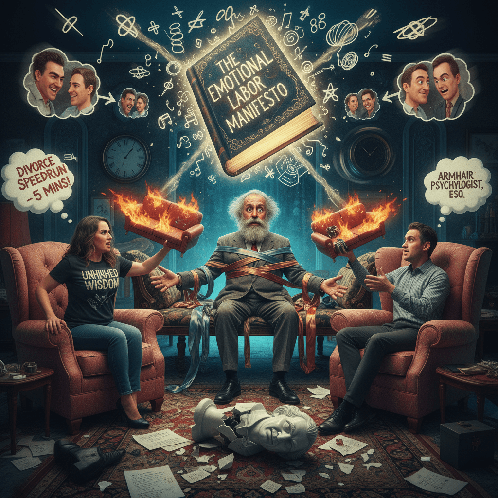 Freud would need therapy after reading this emotional labor manifesto