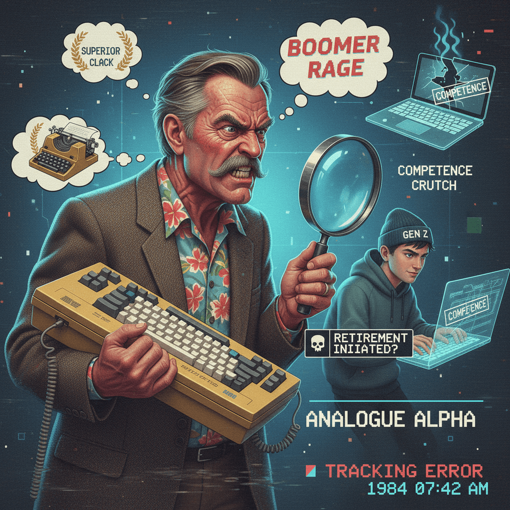 40-year vet seethes over clickety-clacks, considers retirement