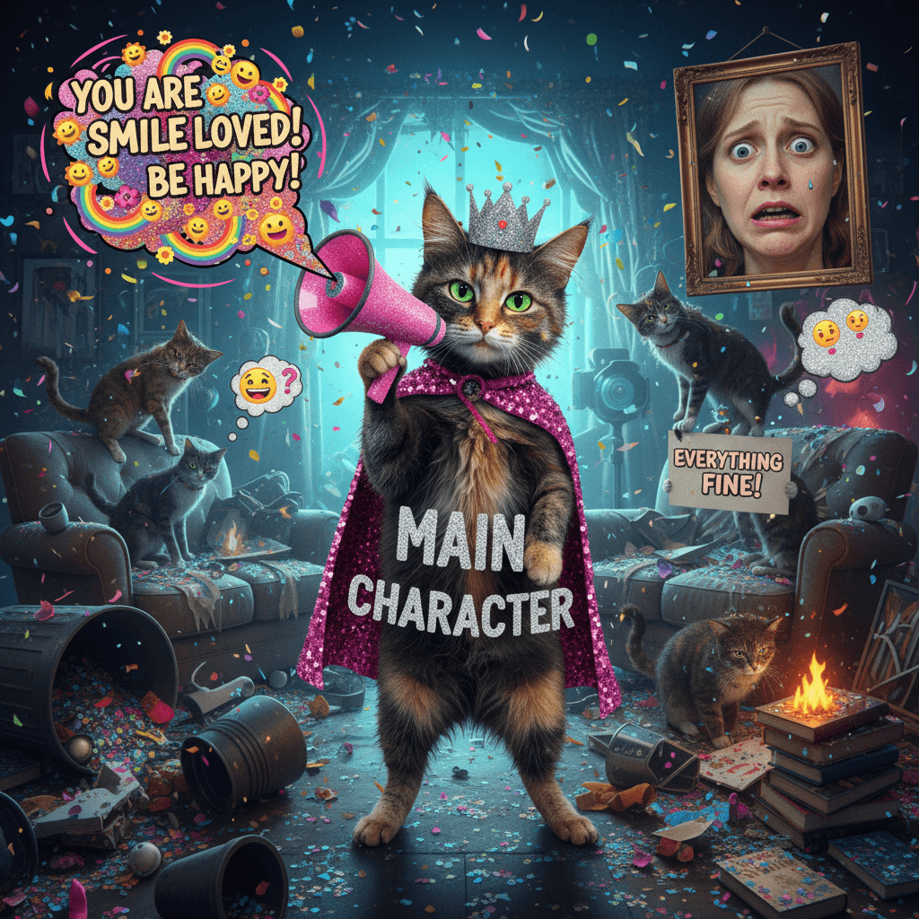 Feral cat gaslit me into thinking it's pleasant