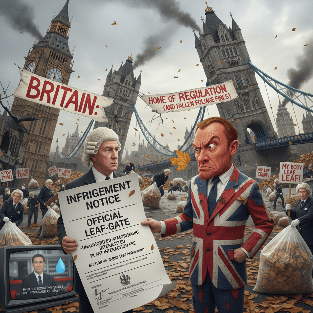 UK fines you for natural leaf inhalation, nation collapses