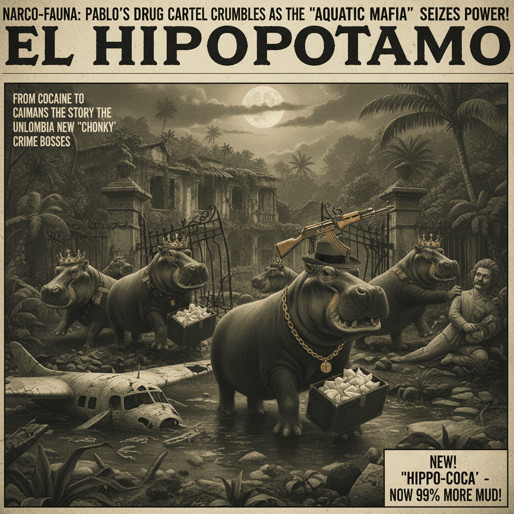 Pablo's legacy: drug empire falls, hippo empire rises