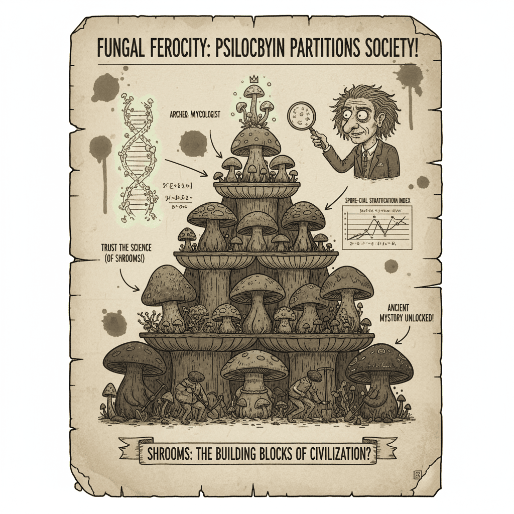 Shrooms solidified the caste system, bro—trust the science