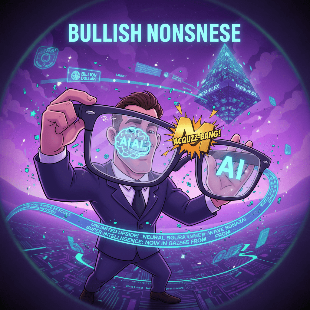 Meta buys nothing, slaps it on glasses, calls it superintelligence