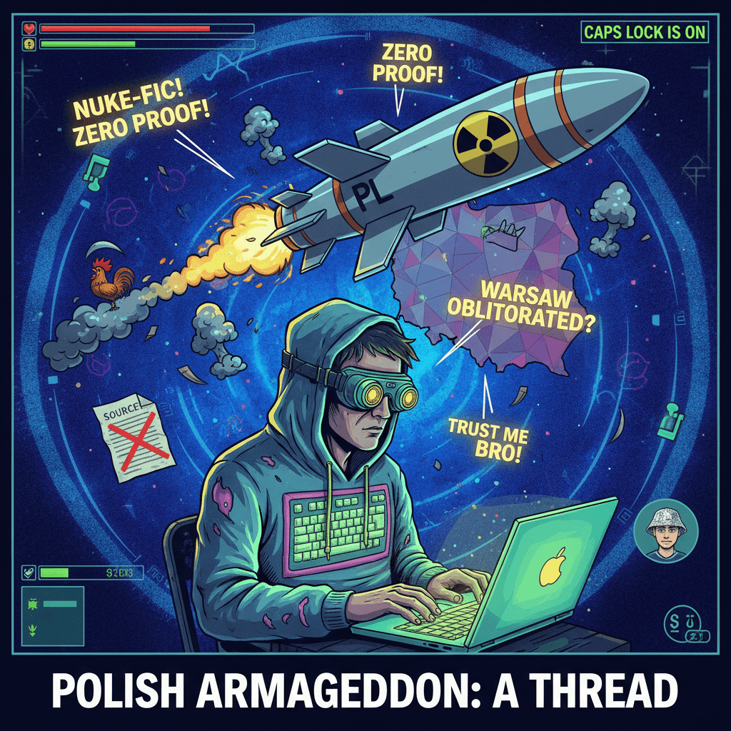 Nuclear codes go brrr in Poland (source: trust me bro, 2 hours ago)