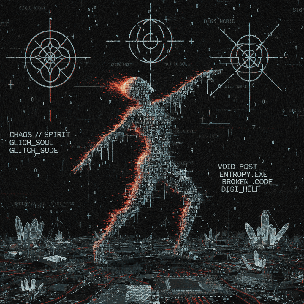 corrupted ascii spirituality for people who think chaos is personality
