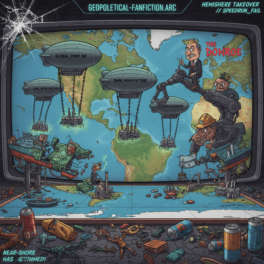 Rebranding colonialism as 'near-shore manufacturing' - gone wrong (empire building)