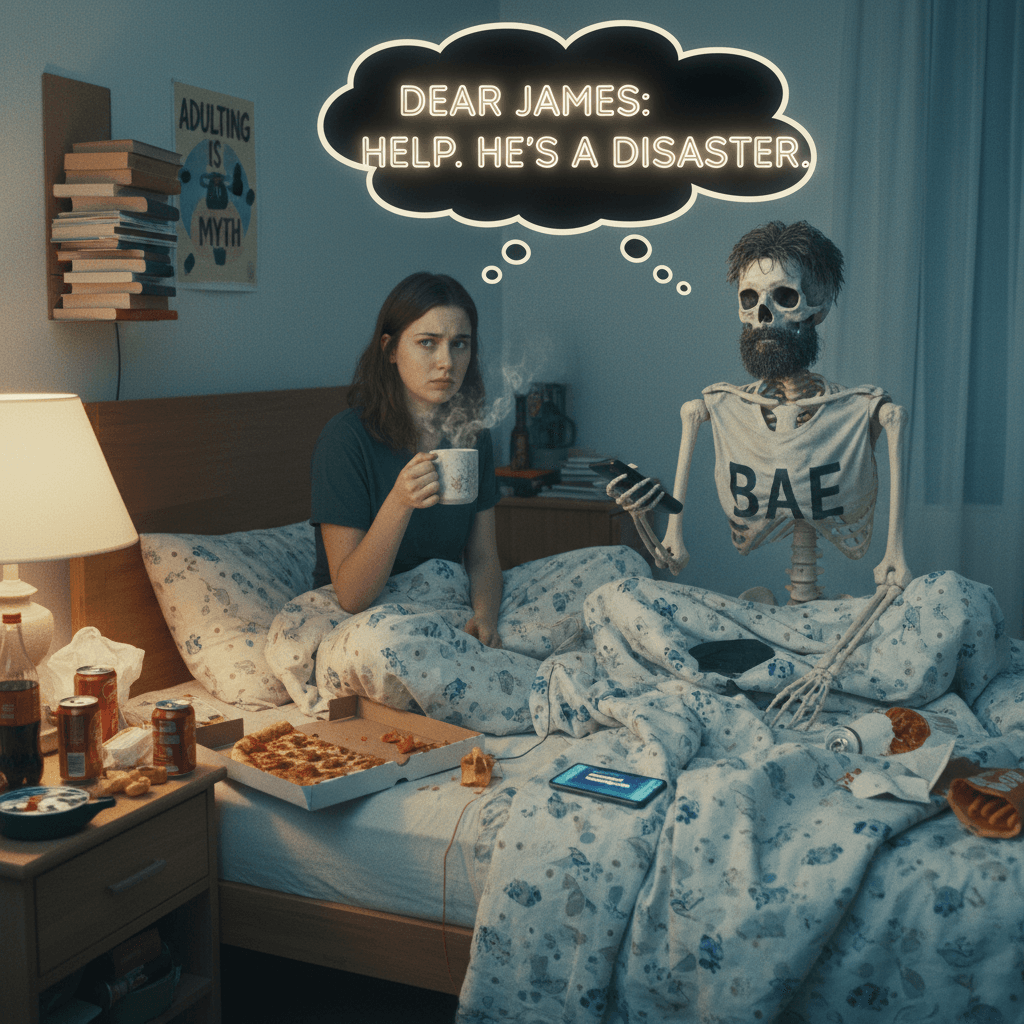 Dear James: My husband won't stop being a human disaster in bed