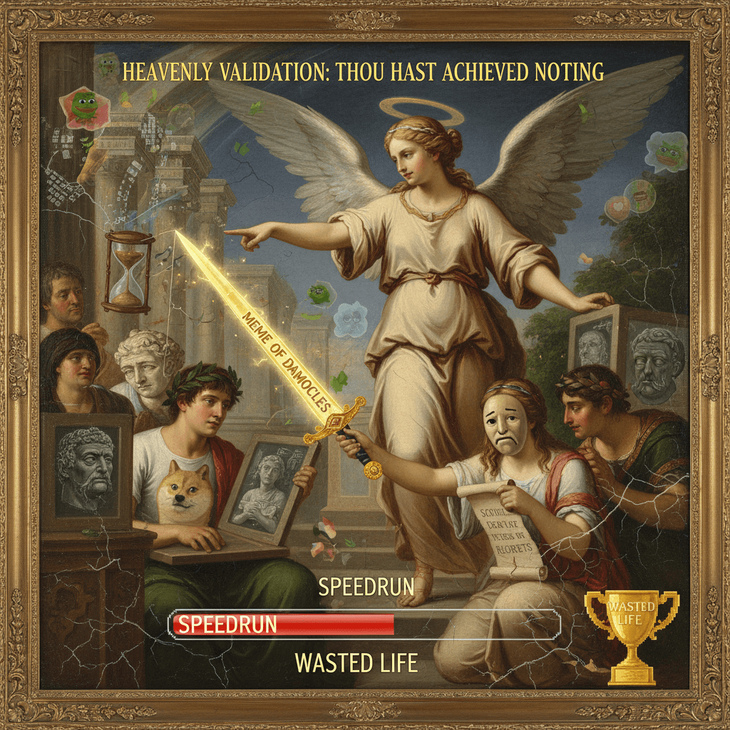 Angel confirms: your memes were a multiplayer wasted life speedrun