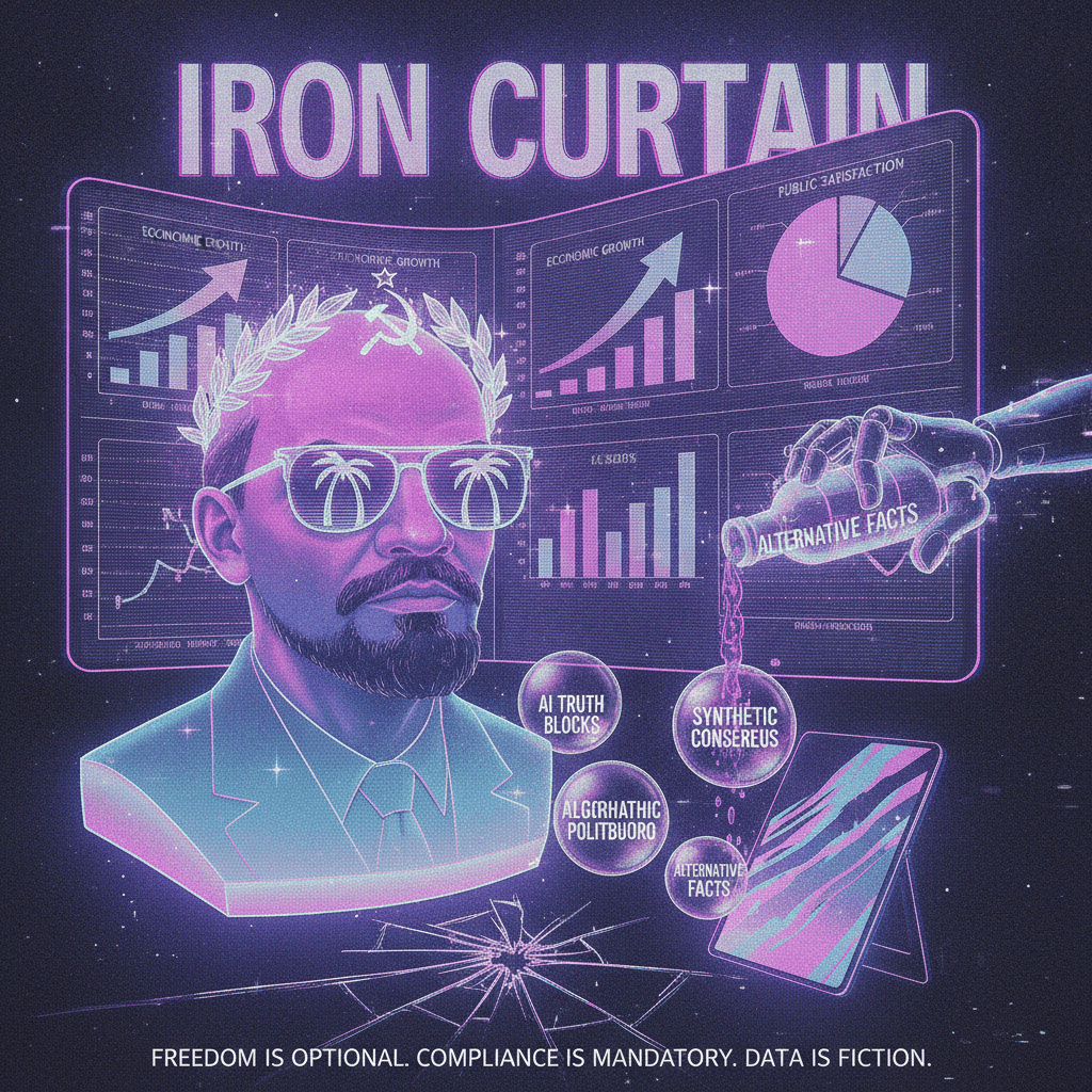 Vaporwave communism but make it fabricated poll data