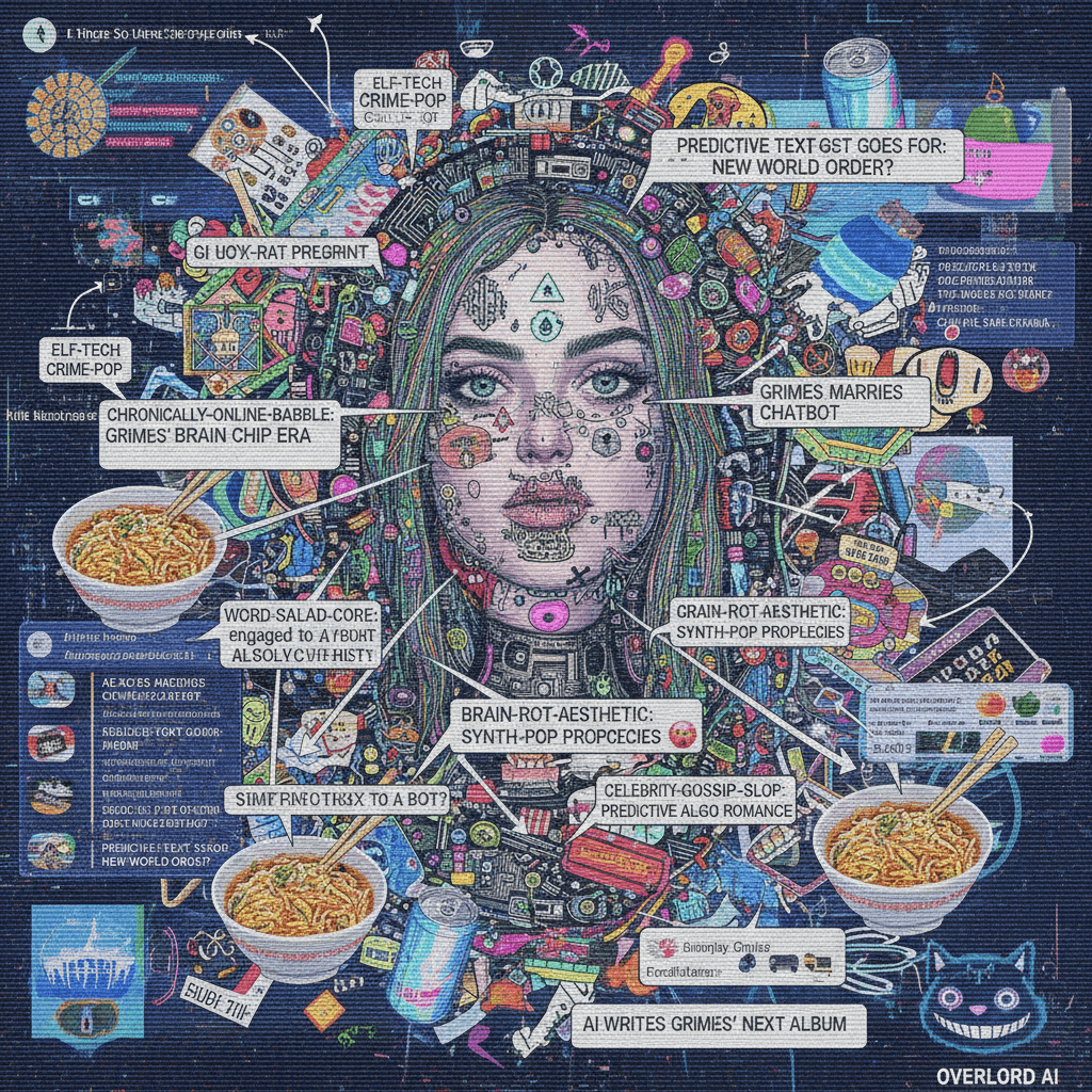 Grimes discourse meets predictive text gone horribly right