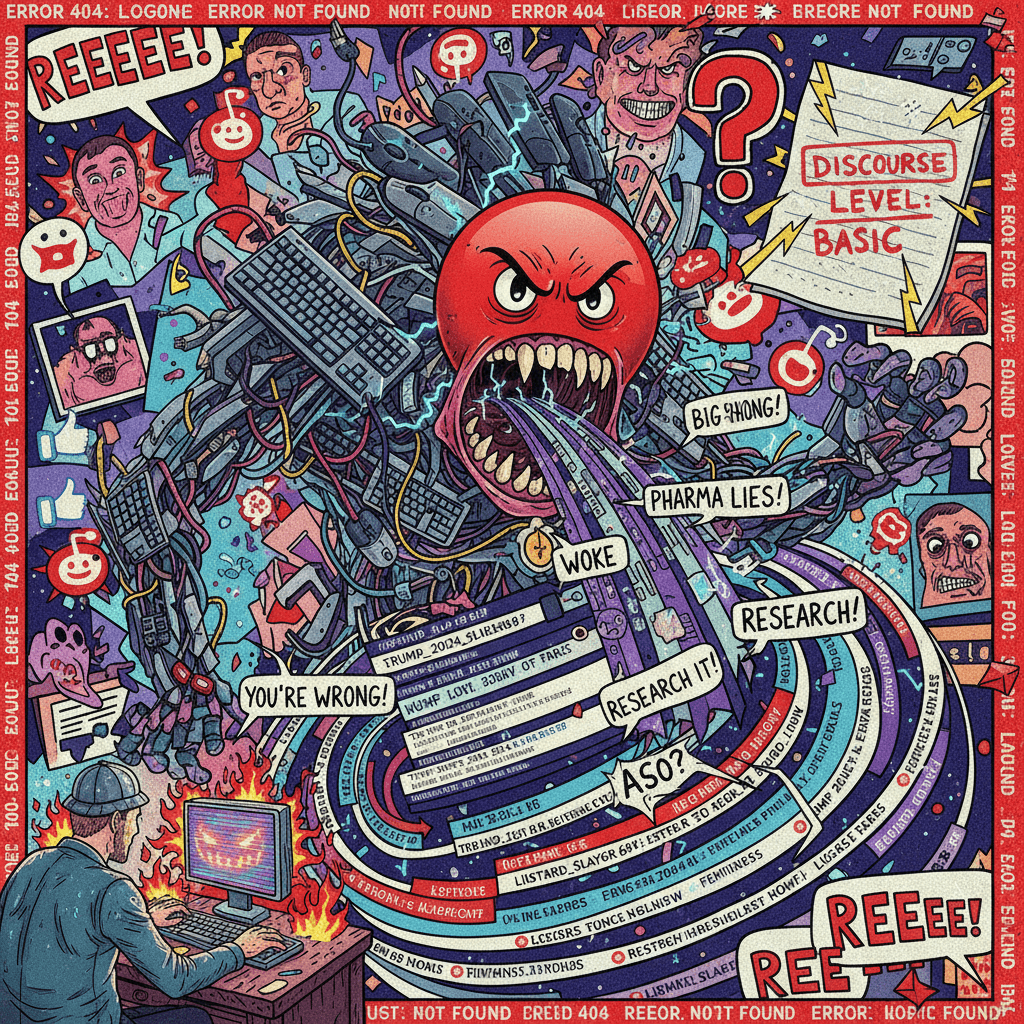 Angry take lacks the chaos needed to transcend basic discourse