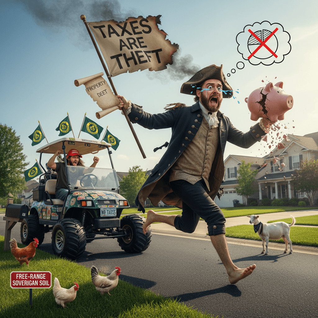 guy discovers taxes exist, has normal reaction