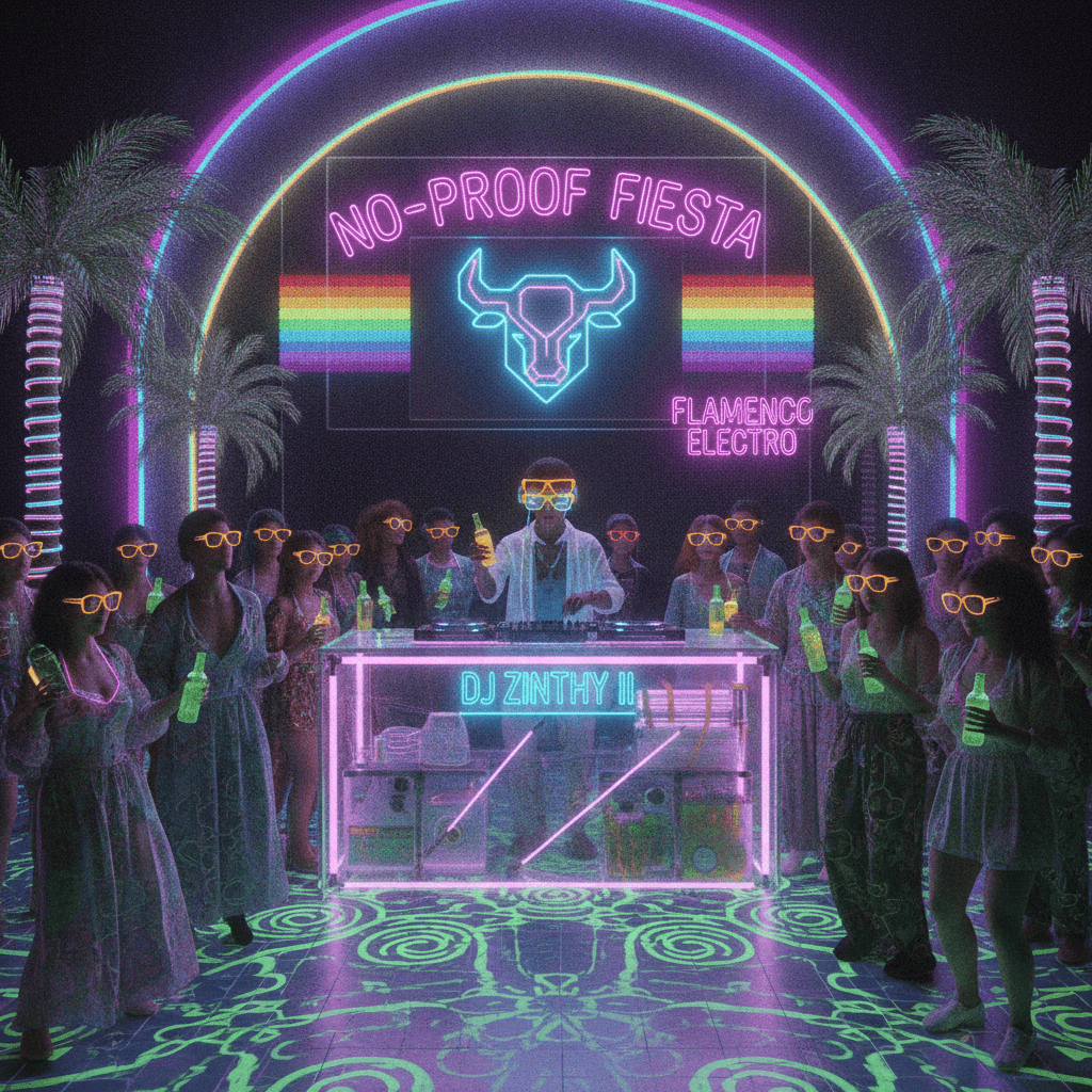 DJ II ZINTHY brings sober vibes to Andalusian Feria with maximum sunglasses
