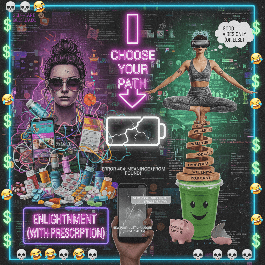 Peak millennial energy: drugs or yoga, no in-between spiritual bankruptcy