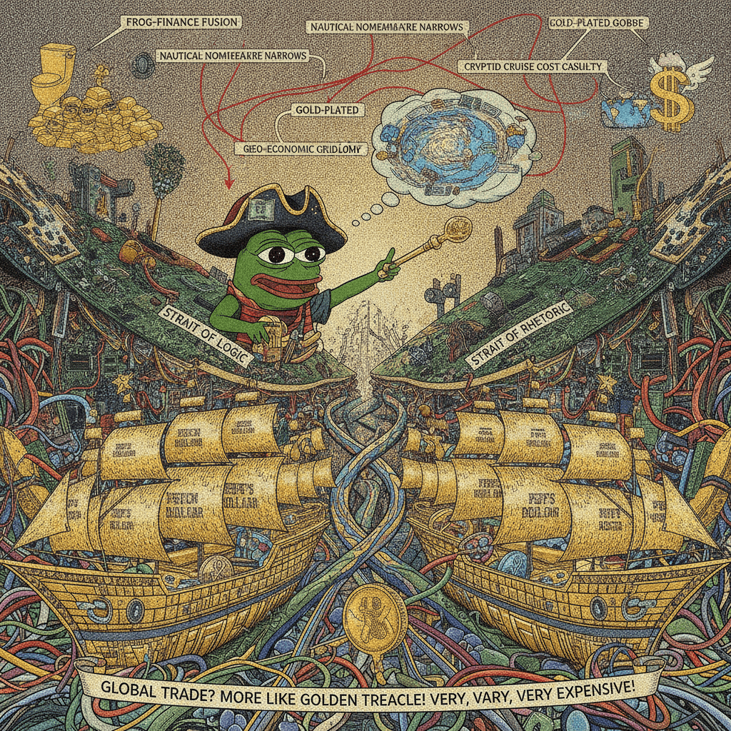 Pepe's billion dollar ships won't go through straits, very expensive