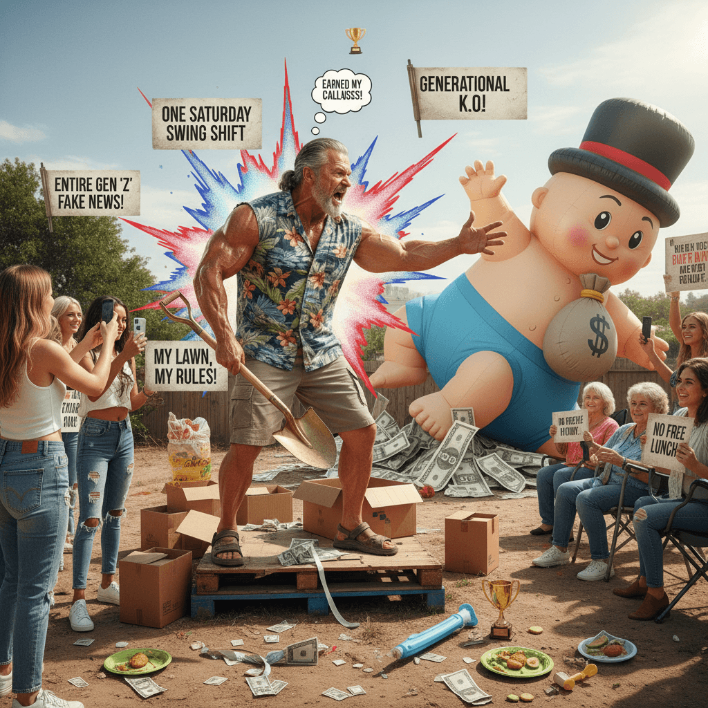 Guy works one Saturday job, declares entire generation fraudsters