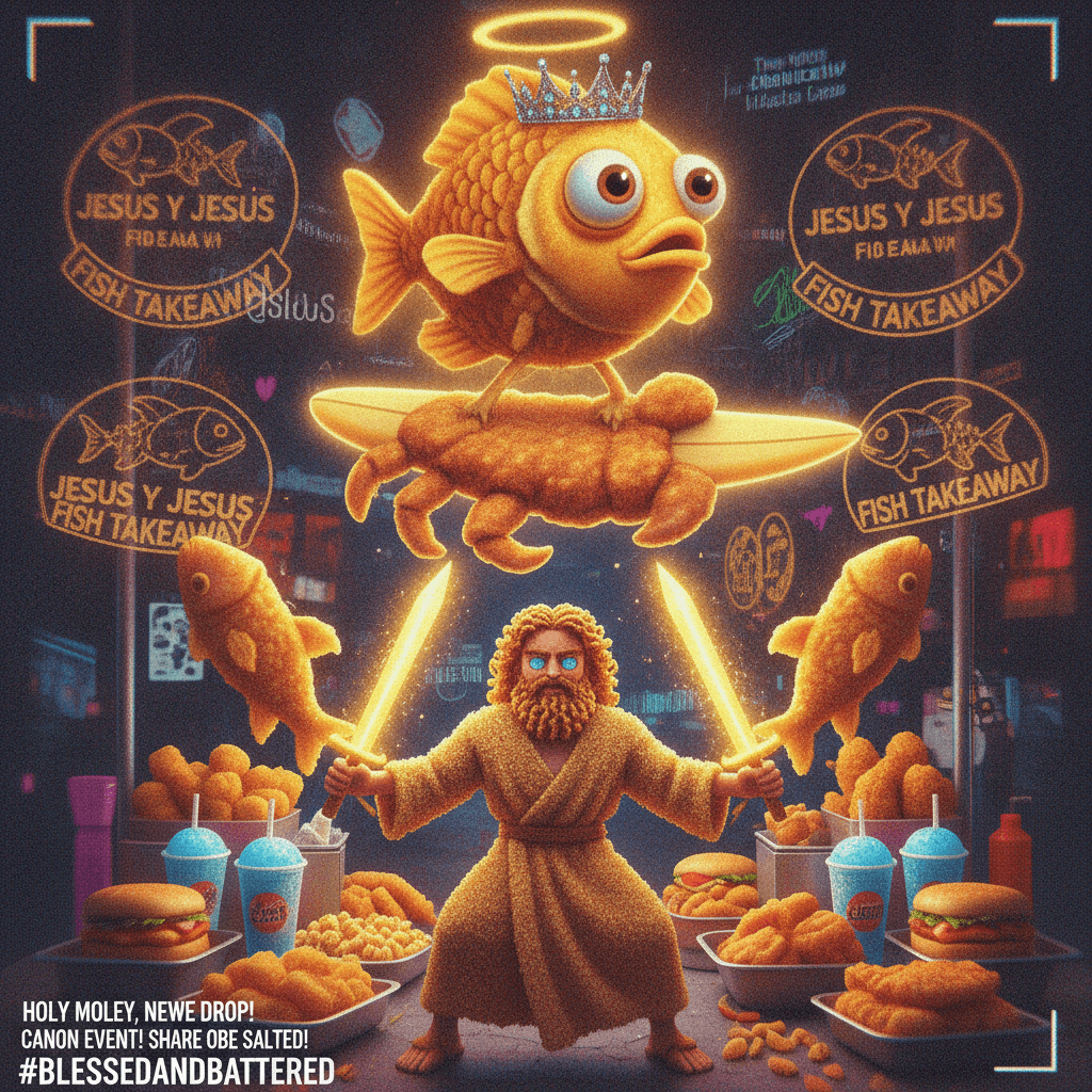 Jesus y Jesus Fish Takeaway cinematic universe officially canon