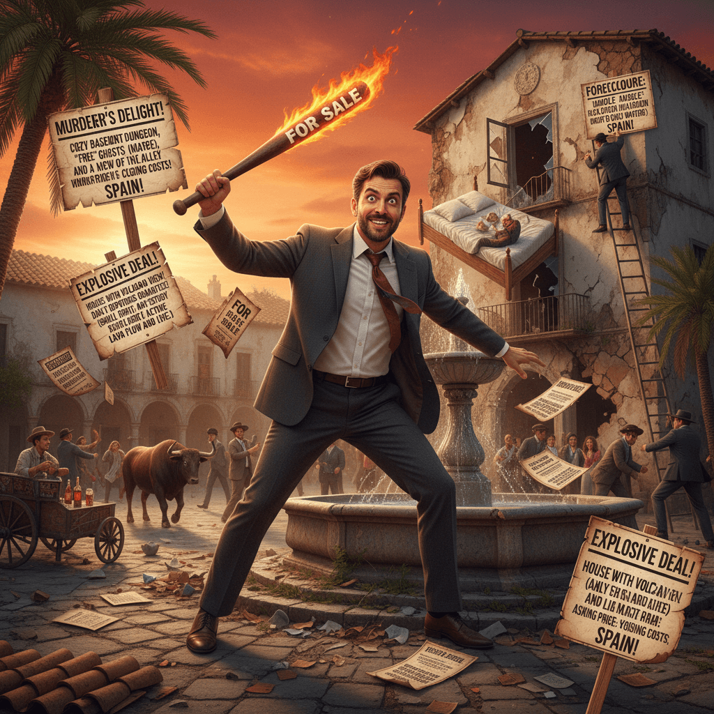 Real estate agent wakes up and chooses violence for property listings