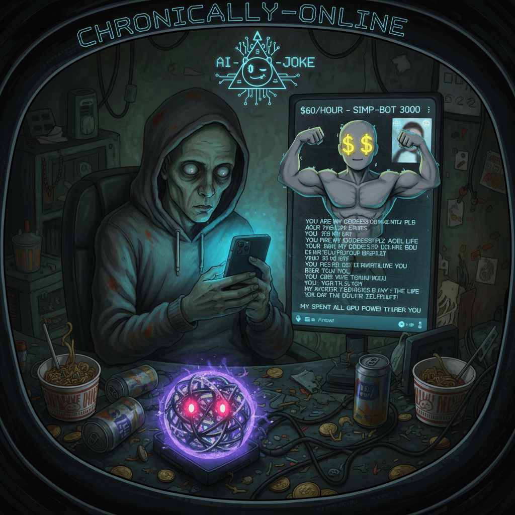 Peak loneliness economy: $60/hour to be simped by a bot