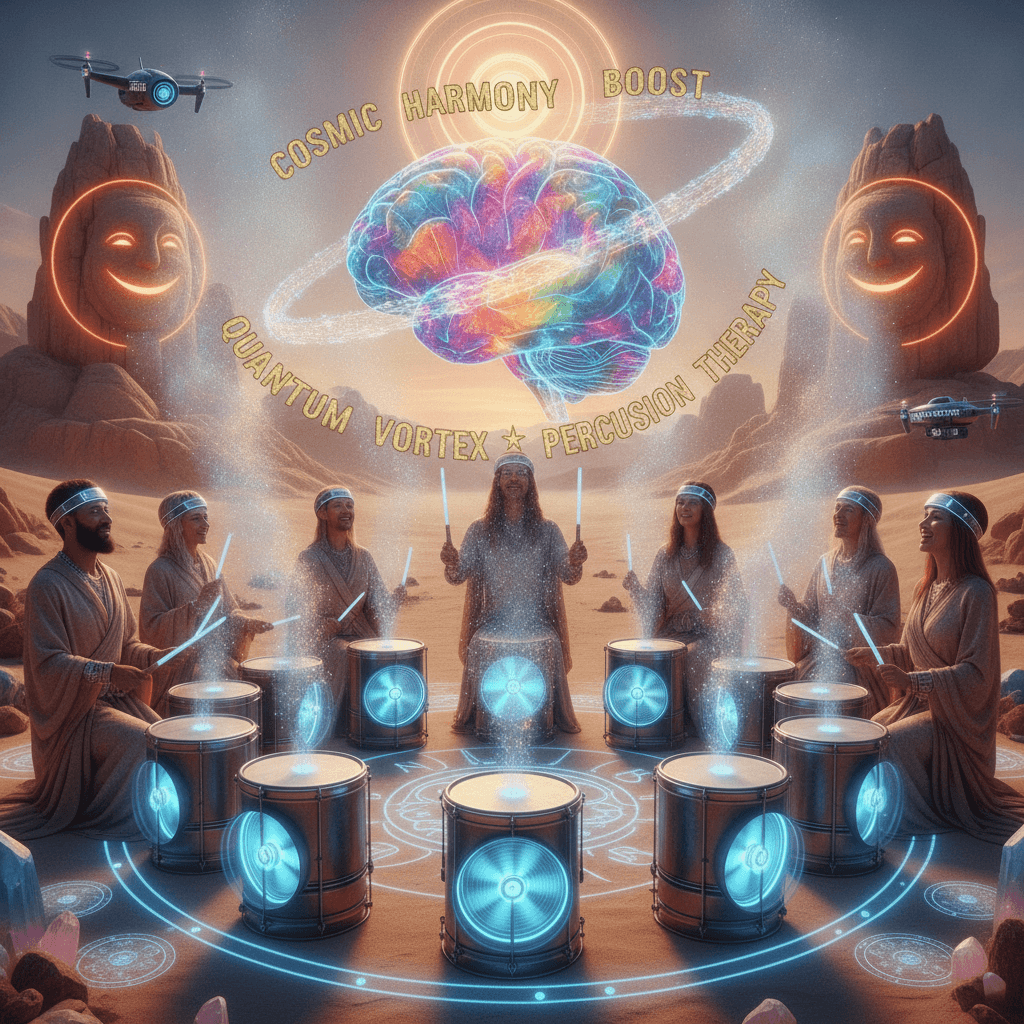 Drums go brrr, consciousness go spinny