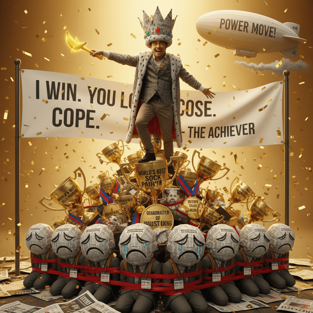 calling journalist stupid while listing accomplishments, a power move