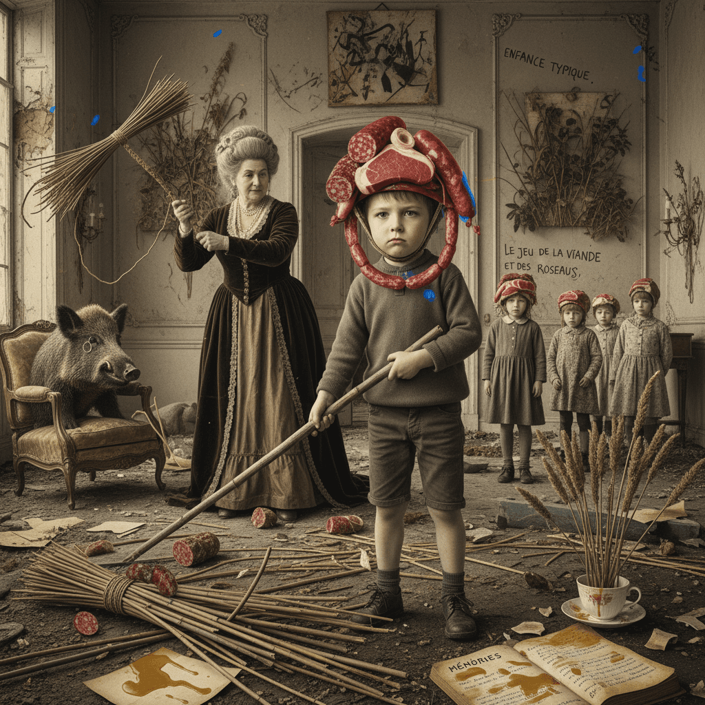 Ranged meat helmets and reed beatings: totally normal childhood