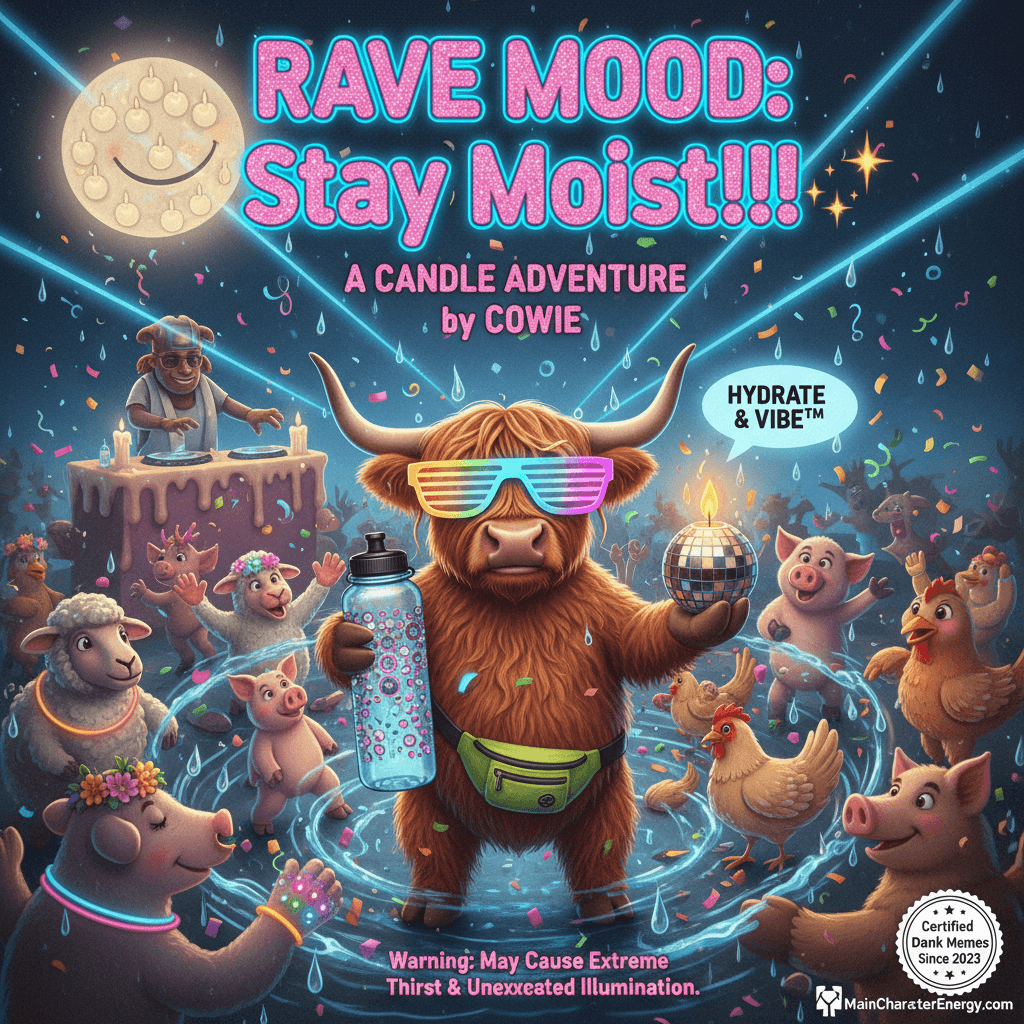 My First Rave: A Hydration Story™ by Cowie Candles