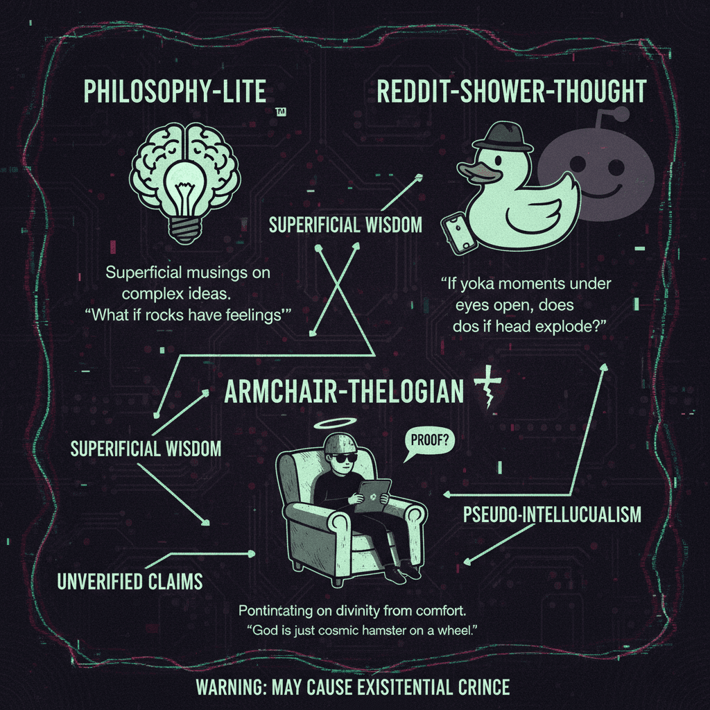 guy discovers comparative religion, thinks he invented the concept