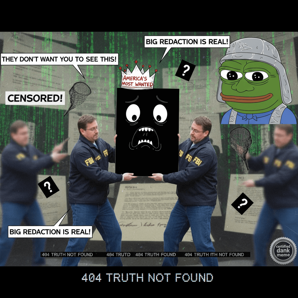 FBI finally catches the most wanted redaction in America